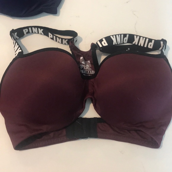 Pink Victoria secrets push up sports bra - Picture 2 of 4